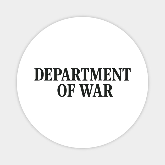 Department-of-War–Established-2025 Magnet by ArtistTee ⭐⭐⭐⭐⭐